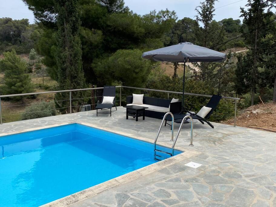 Retreat Villa By The Sea With Pool In Πόρτο Χέλι Εξωτερικό φωτογραφία